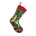 Xmas Rocking House Needlepoint Stocking By Mistletoe And Co.