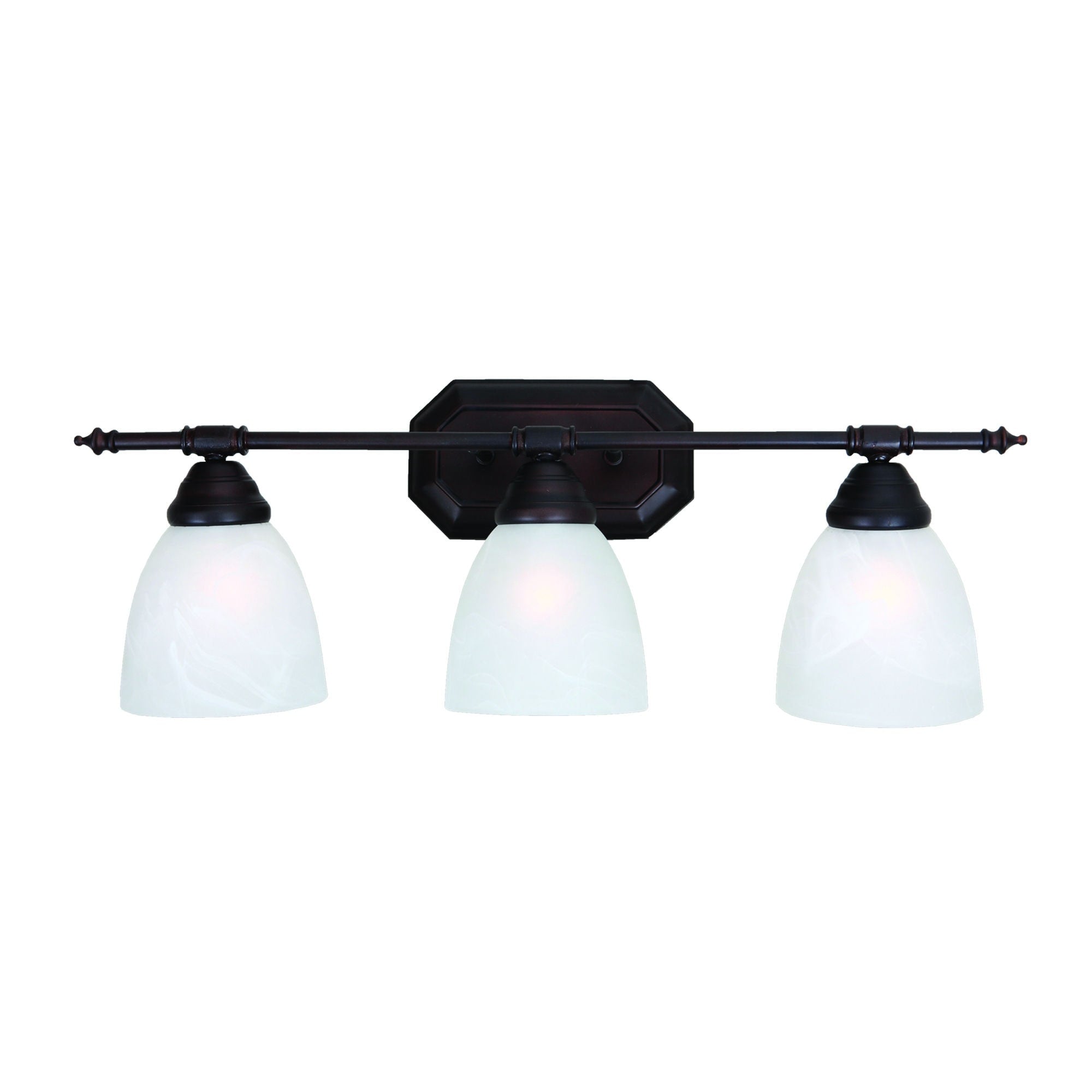 Y Decor Jeffrey 3 Light Vanity Light In Oil Rubbed Bronze