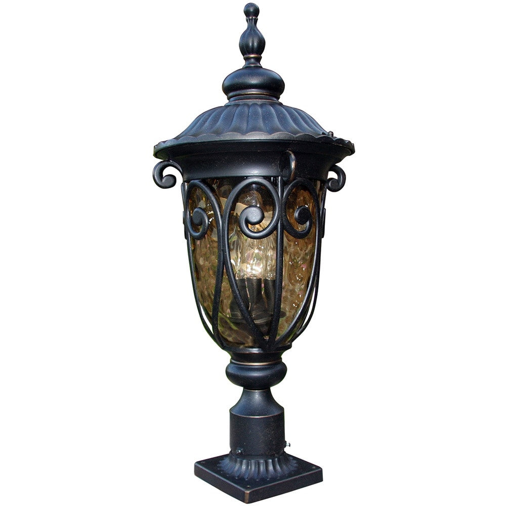Aa Warehousing Hailee 3 Light Exterior Light In Oil Rubbed Bronze
