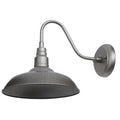 Y Decor Lora 1 Light Outdoor Wall Lighting In Silvertone