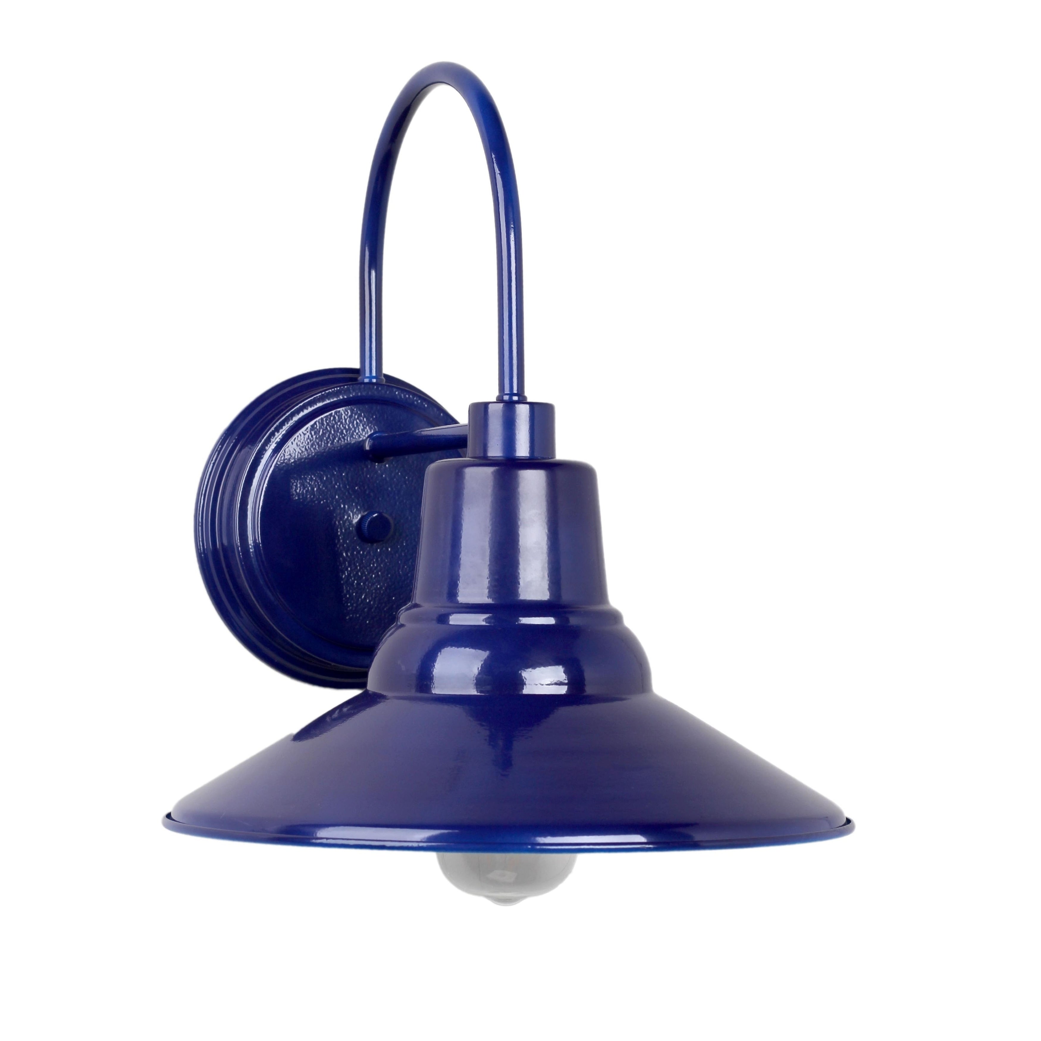 Y Decor Shelby 1 Light Exterior Wall Light In Blue