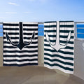 Superior Egyptian Cotton Yacht Club Striped Beach Towel Set Of 2