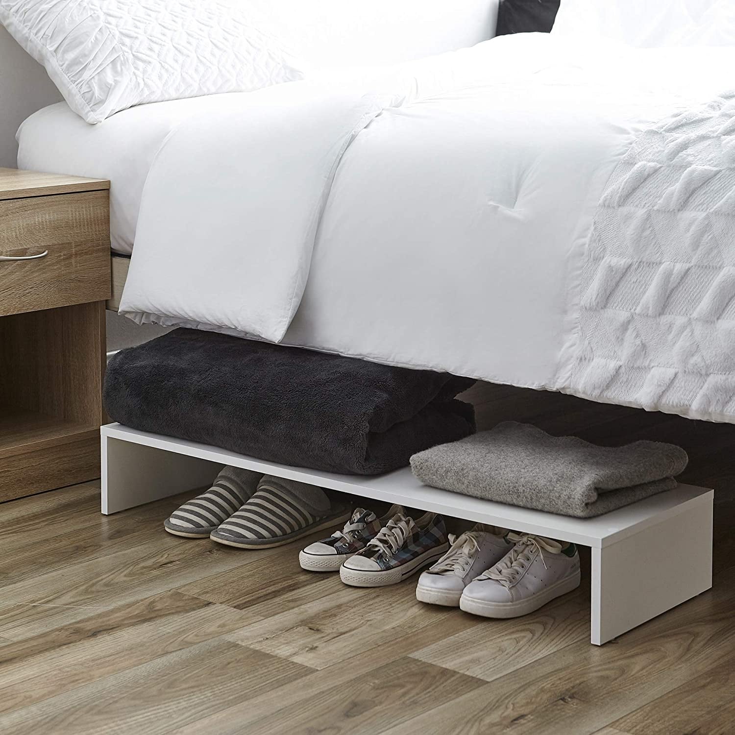 Yak About It Bi Level Shoe Storage Organizer
