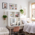 Yak About It Double Cube Thick Desk Bookshelf Hutch White By Dormco