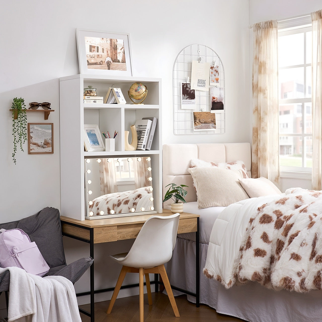 Yak About It Extra Depth Thick Desk Bookshelf Hutch White By Dormco