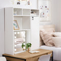 Yak About It Locker Safe Desk Bookshelf Hutch White By Dormco