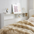 Yak About It Long Cube Bedside Shelf White By Dormco