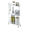 Yamazaki Home Tower Rolling Kitchen Storage Cart