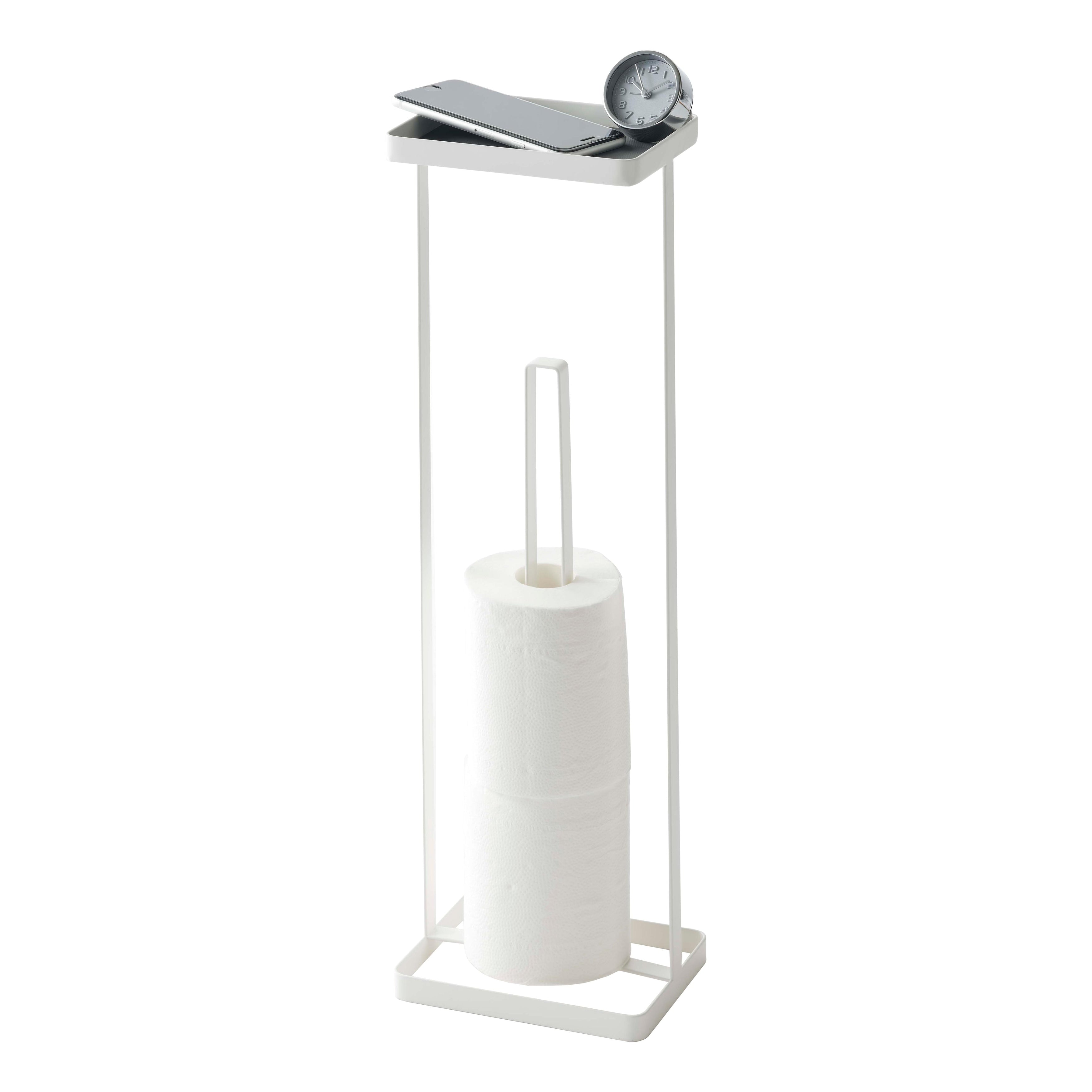 Tower Toilet Paper Stand With Tray By Yamazaki Home