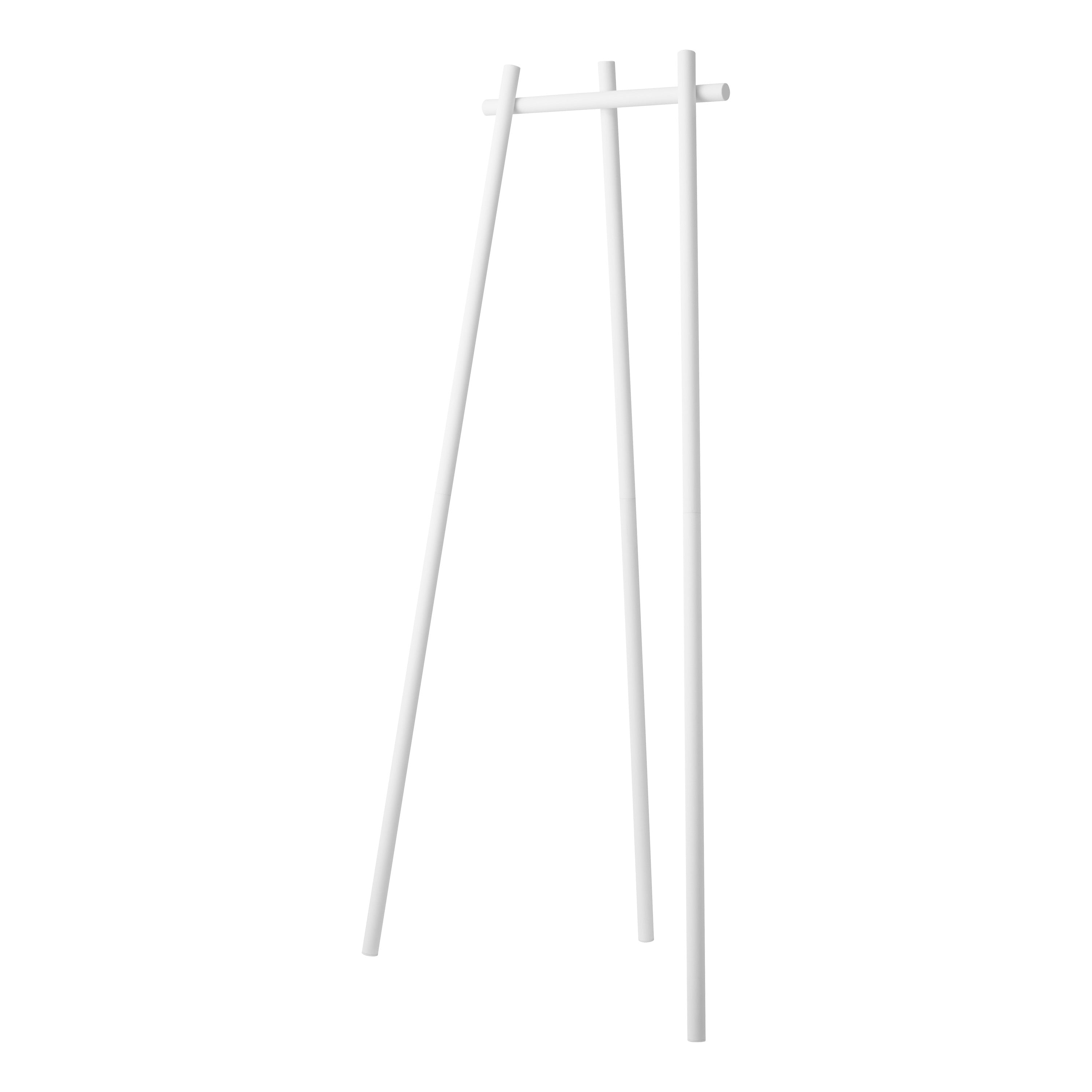 Yamazaki Home Tri Post Coat Rack Steel Holds 19.8 Lbs L 16.93 X W 25.59 X H 60.43 Inches
