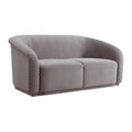 Yara Pleated Velvet Loveseat From Inspire Me Home Decor