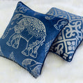 Yara Velvet With Applique 20 Square Decorative Throw Pillow 2Pk