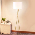 Yaram Polished Brass 1 Light Floor Lamp