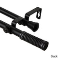 Instyledesign Yarn Adjustable Double Curtain Rod