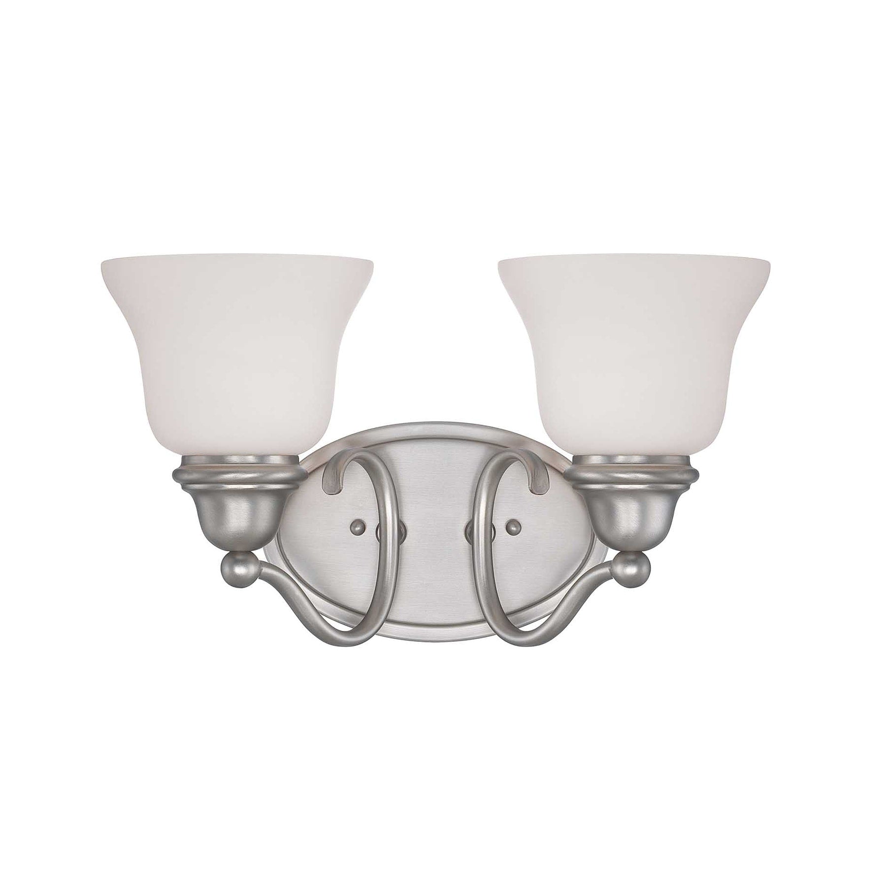 Yates 2 Light Bathroom Vanity Light In Pewter