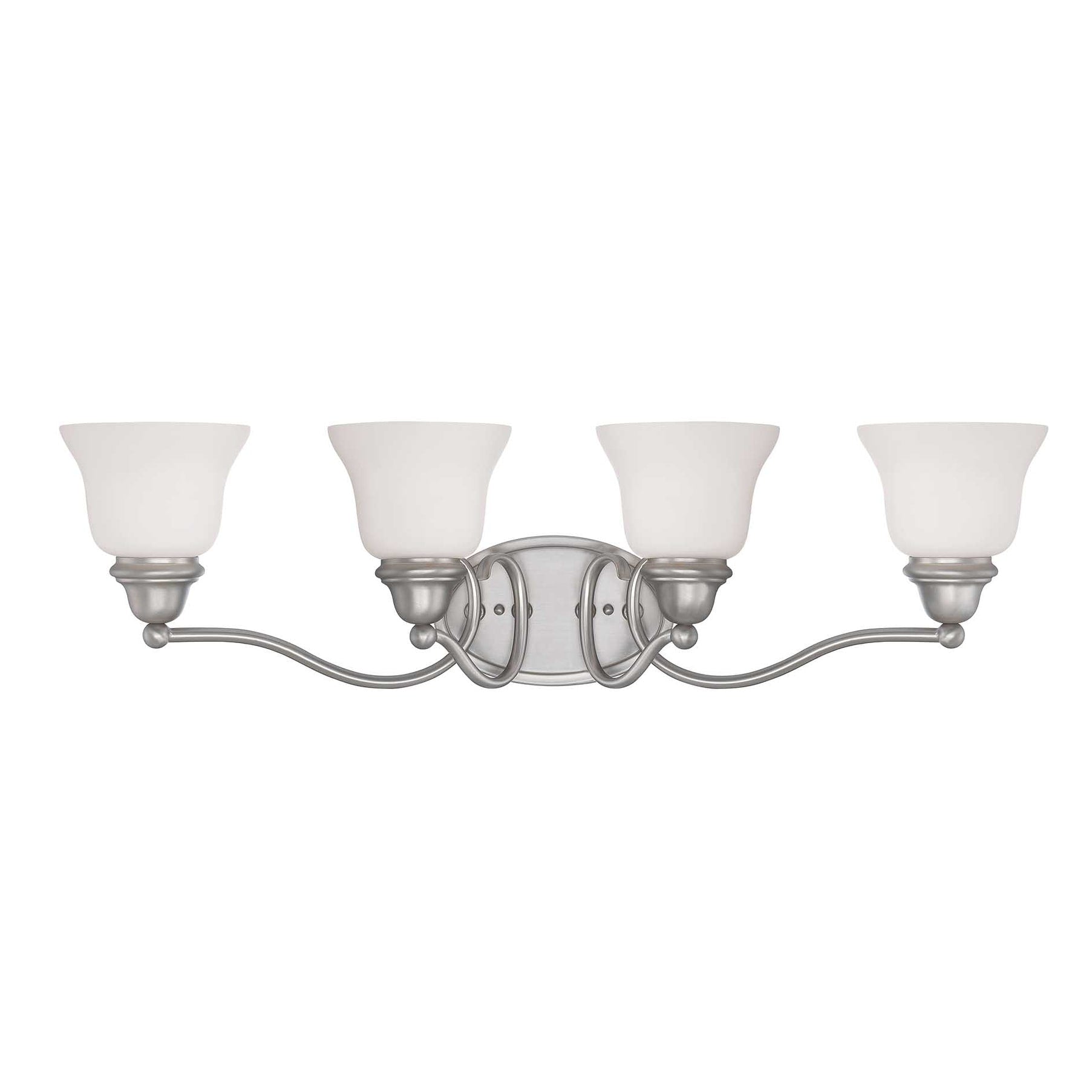 Yates 4 Light Bathroom Vanity Light In Pewter