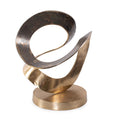 Yavner Sculpture In Cast Aluminum 14.5H X 5W X 3.5D