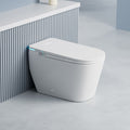 Yecla Smart Bidet Toilet Combo With Led Screen Display Ada Chair Height Auto Open Close Dryer Foot Mens Flush Recognition