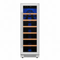 Yeego 11.6 23 Bottle Built In Wine Cooler Refrigerator Fridge With Temperature Controls And Adjustable Shelves