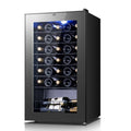 Yeego Single Zone 34 Bottles Wine Cooler Refrigerator Freestanding Under Counter Wine Fridge