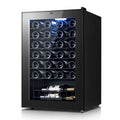Yeego Single Zone 46 Bottles Wine Cooler Refrigerator Freestanding Under Counter Wine Fridge
