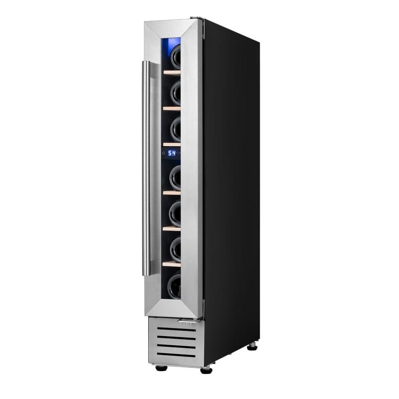 Yeego 5.7 Wide Freestanding 7 Bottle Wine Cooler Refrigerator With Adjustable Rack