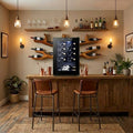 Yeego Single Zone 20 Bottles Wine Cooler Refrigerator Freestanding Under Counter Wine Fridge