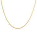 Roberto Martinez Yellow Gold Plated Silver 2 Mm Curb Chain 218 24 Inch