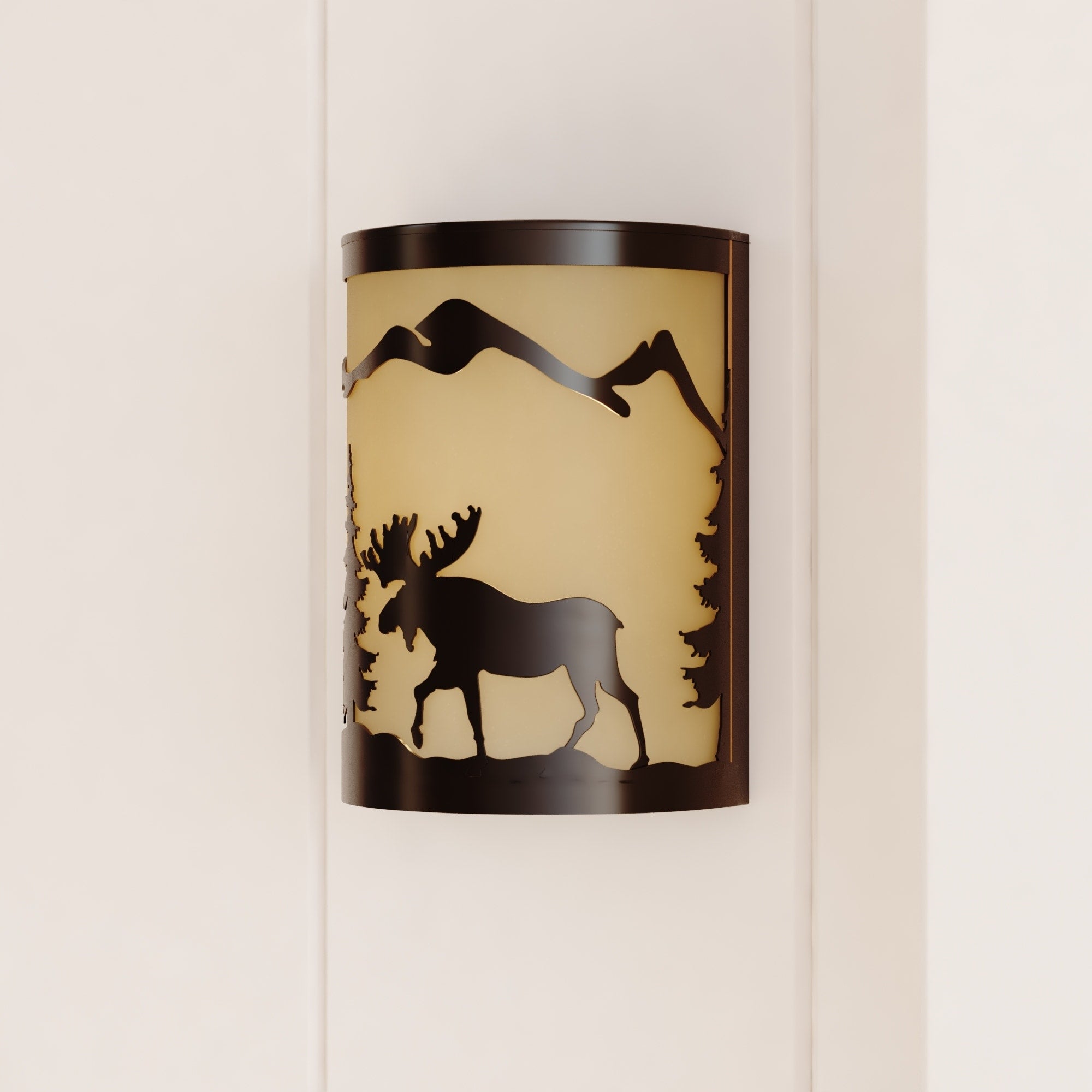 Vaxcel Yellowstone 8 Wall Sconce Burnished Bronze