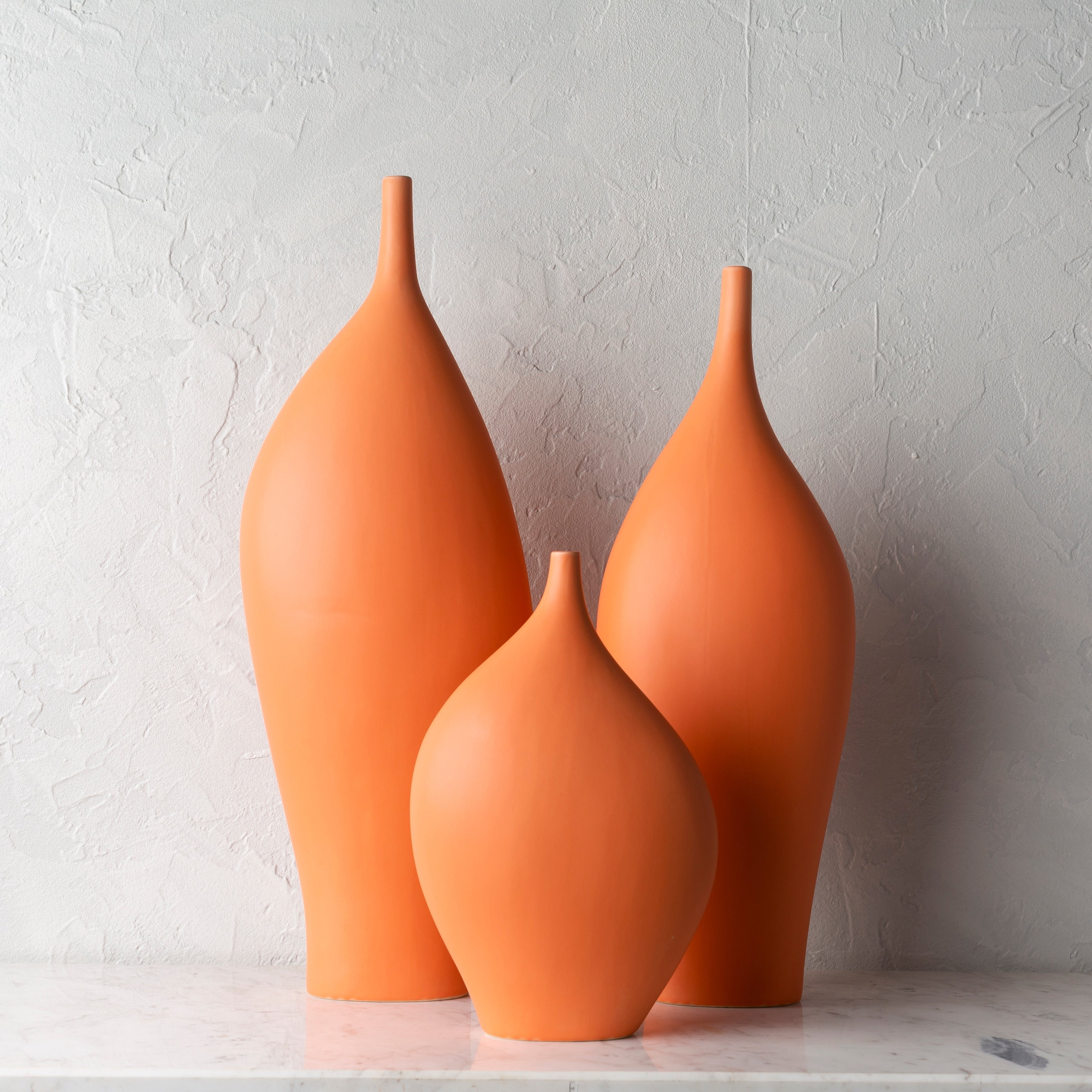 Yeni Modern Ceramic Outdoor Safe Vase Set 3 Pieces