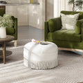 Jennifer Taylor Yolanda Decorative Round Ottoman