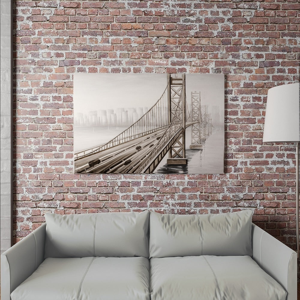 Yomemite Home D Cor City Overpass Canvas Wall Art Multi Color