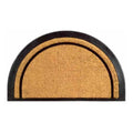 York Half Round Coir Stripe Door Mat 20 X 32