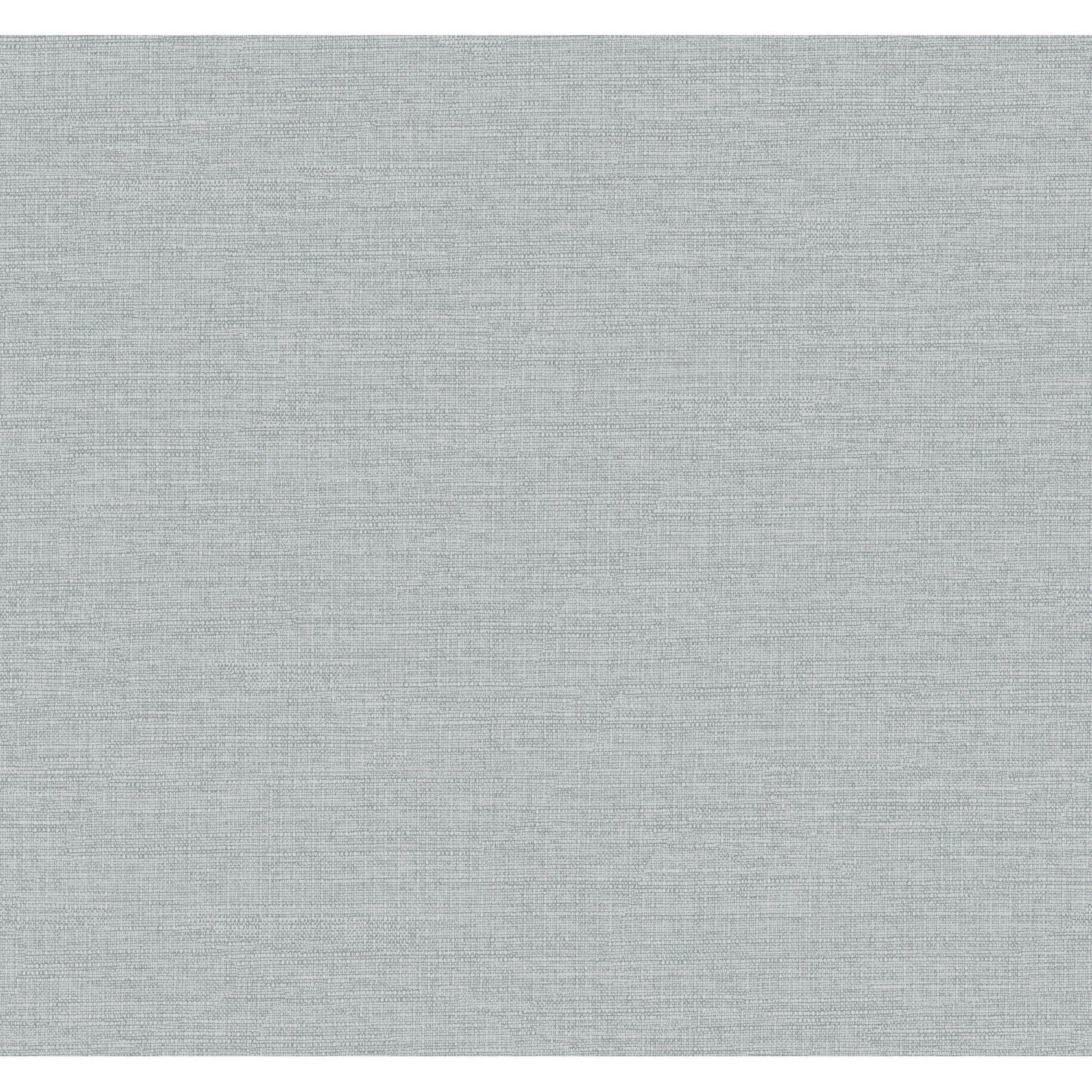 York Wallcoverings Terrene Light Blue Faux Linen Wallpaper 324 X 27
