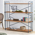 Yorktown 4 Shelf Industrial Bookcase By Christopher Knight Home