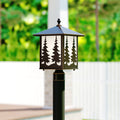 Vaxcel Yosemite 8 Outdoor Post Light Burnished Bronze