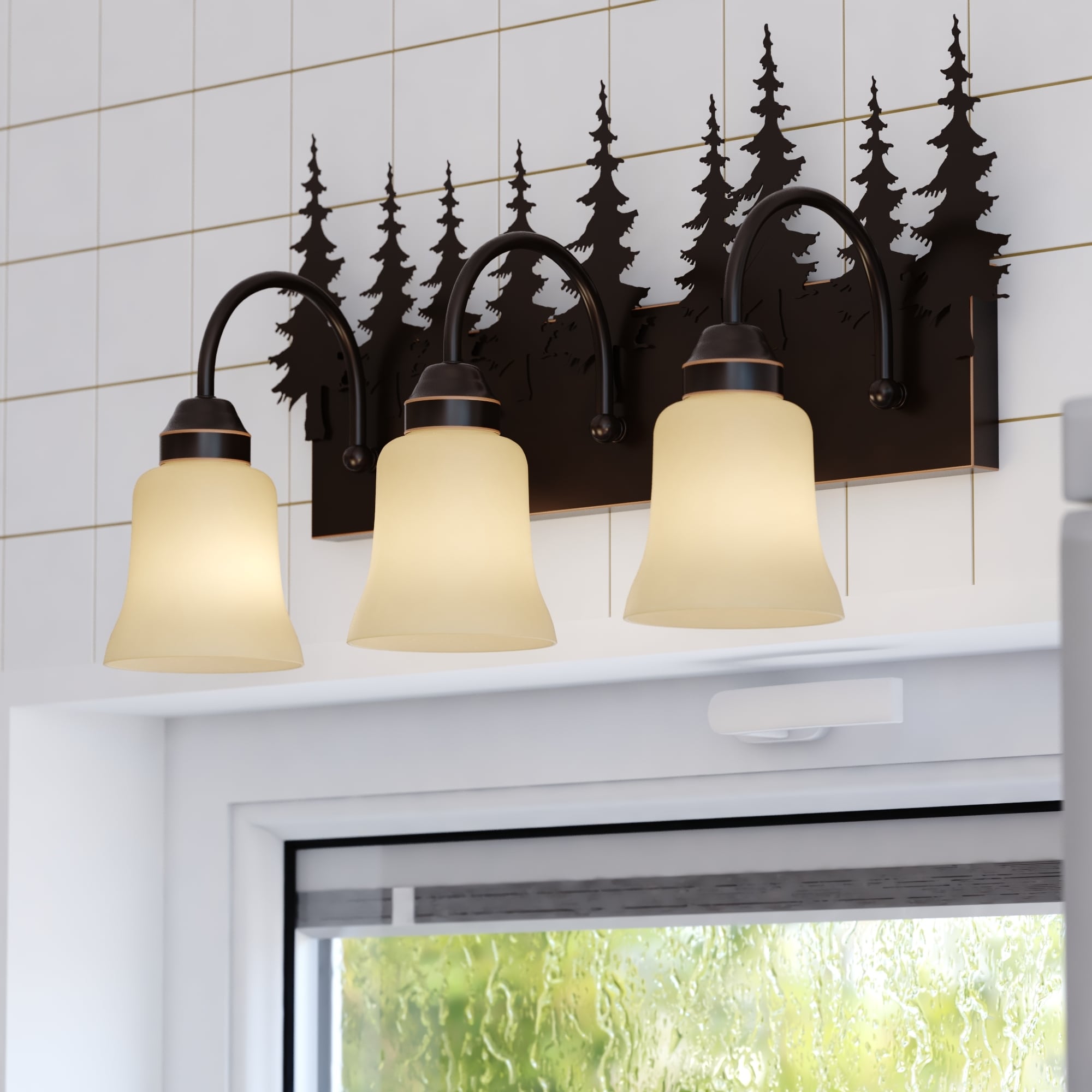 Vaxcel Yosemite 3L Vanity Burnished Bronze