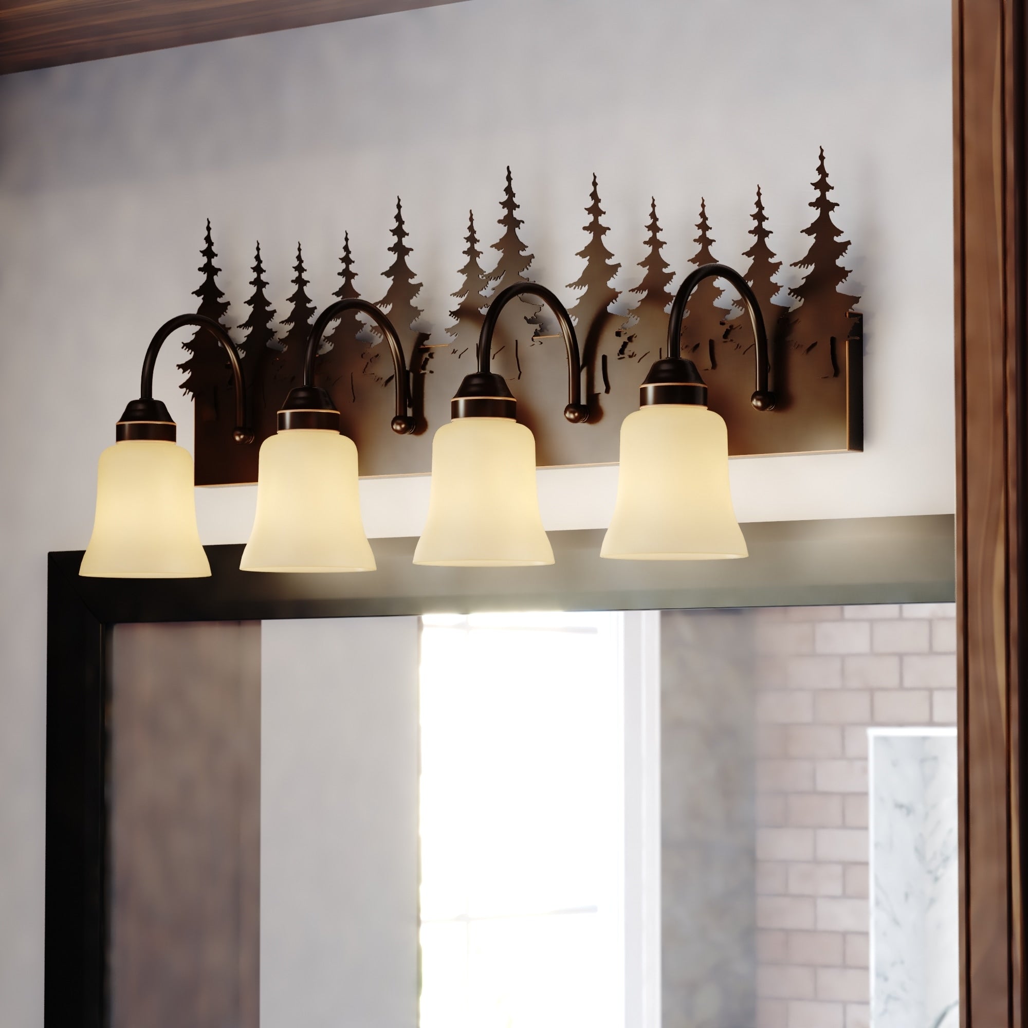 Vaxcel Yosemite 4L Vanity Burnished Bronze