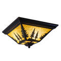 Vaxcel Yosemite 14 Flush Mount Burnished Bronze