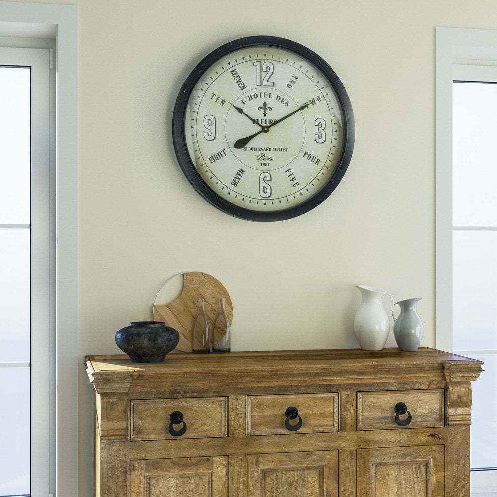 Yosemite Home D Cor Fleur Village Wall Clock
