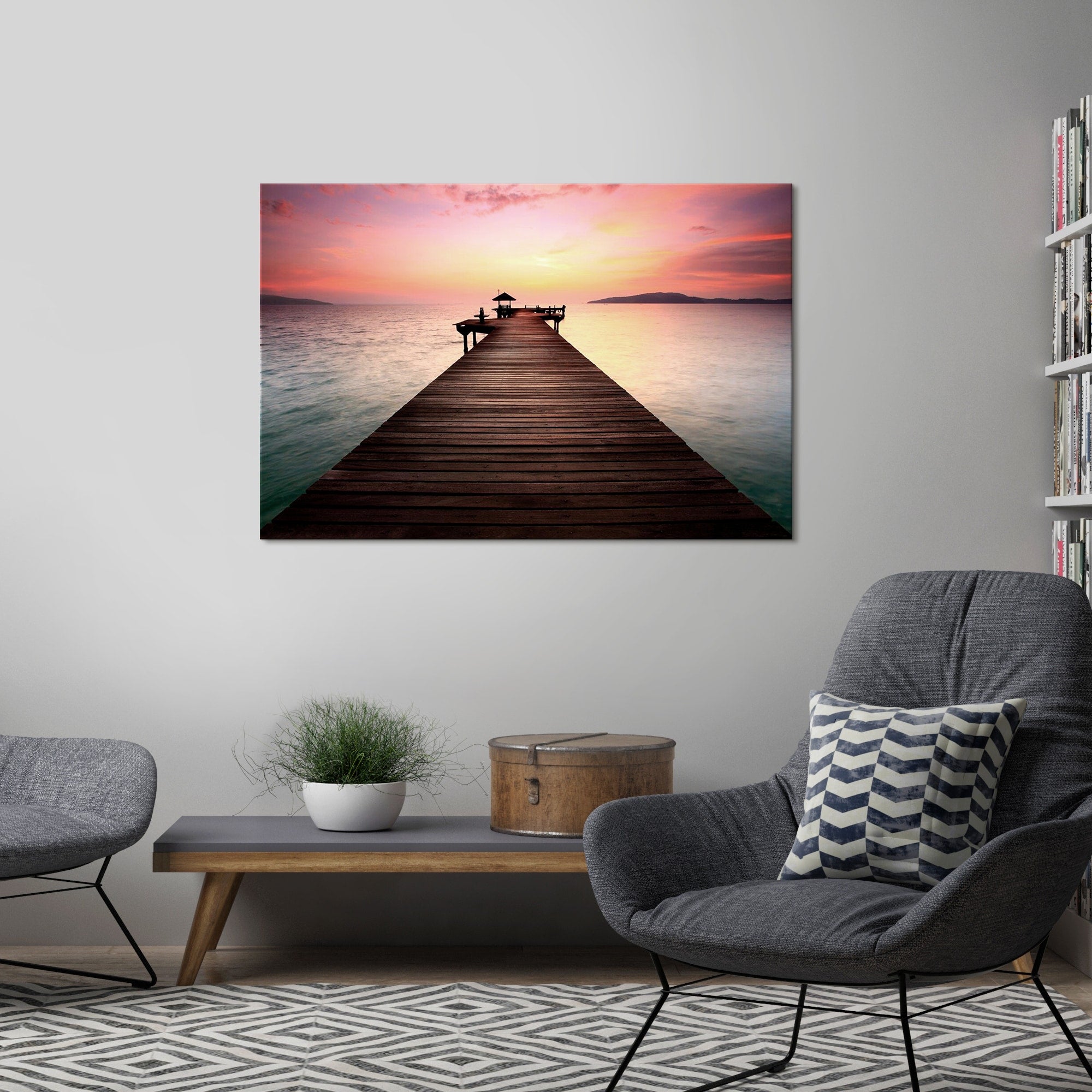 Yosemite Home D Cor The Way Tempered Glass Wall Art