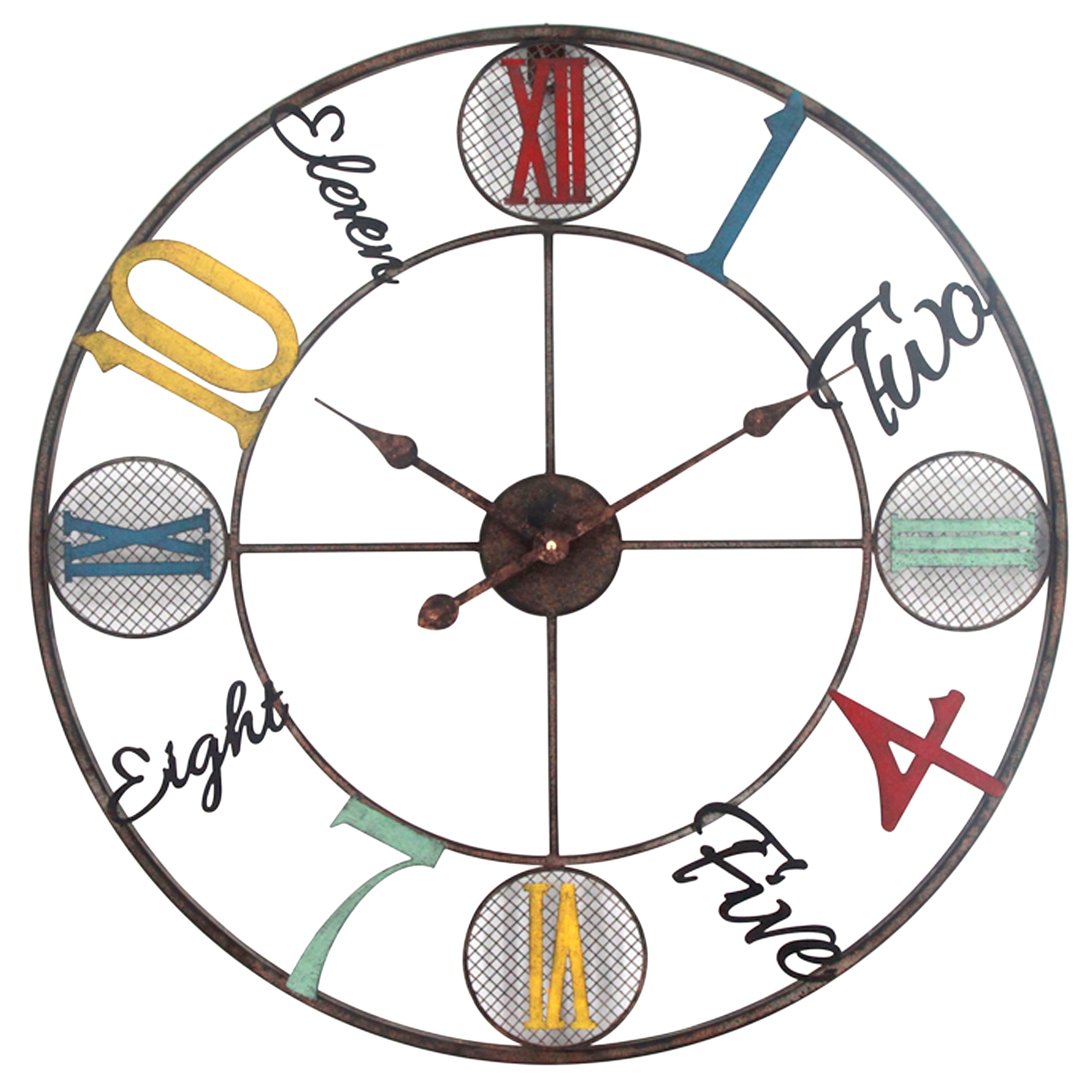 Yosemite Home Decor Whimsical Design Wall Clock 1.8 X 26.8 X 26.8