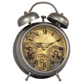 Yosemite Home Decor Brass Gear Ii Table Top Clock 10 X 7.5 X 3