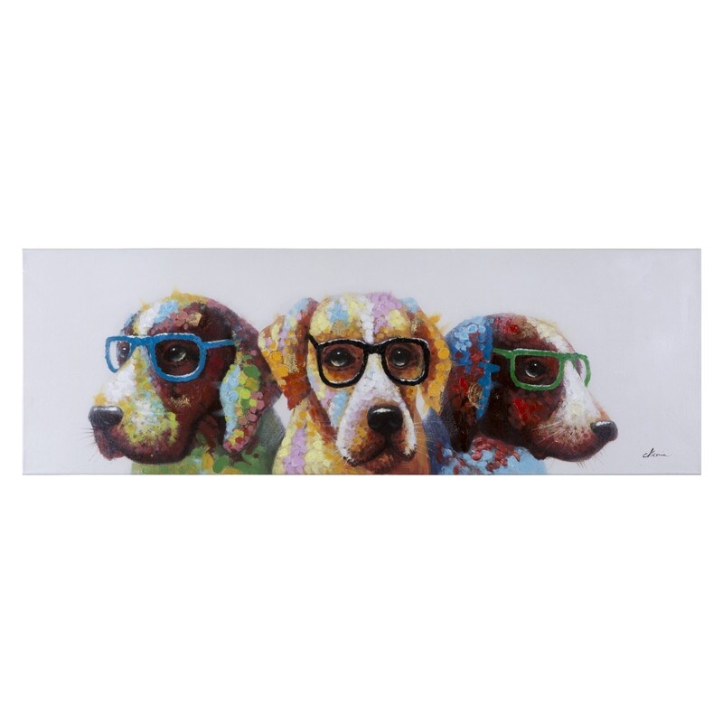 Yosemite Home Decor Cool Dogs Original Hand Painted Wall Art Multi