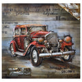 Yosemite Home D Cor Vintage Car Show Collection Wood Wall D Cor
