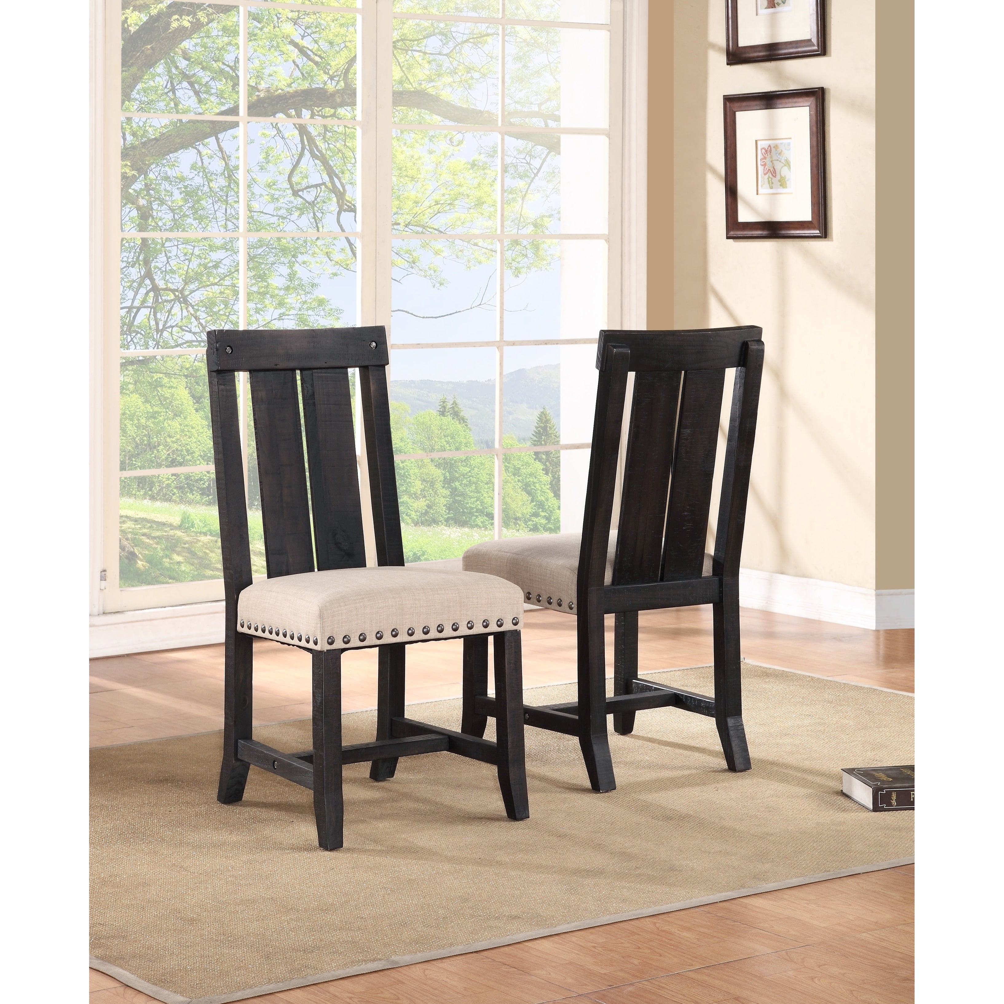 Yosemite Solid Wood Dining Chair Set Of 2