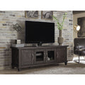 Yosemite Solid Wood Four Door Media Console In Caf 73 Inches In Width
