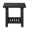Yosemite Solid Wood Side Table In Cafe
