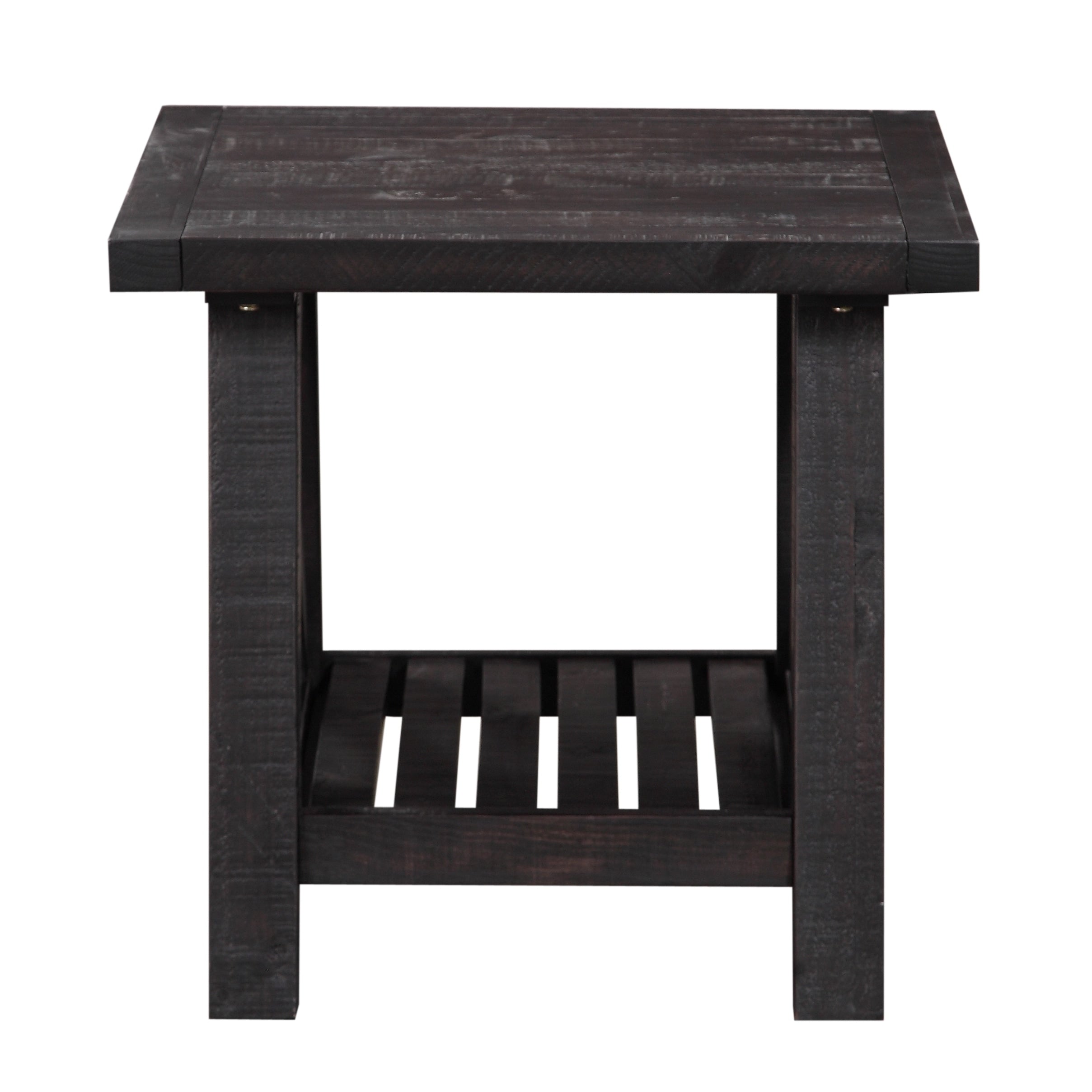 Yosemite Solid Wood Side Table In Cafe