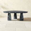 Yuma Green Marble Indoor/Outdoor Side Table